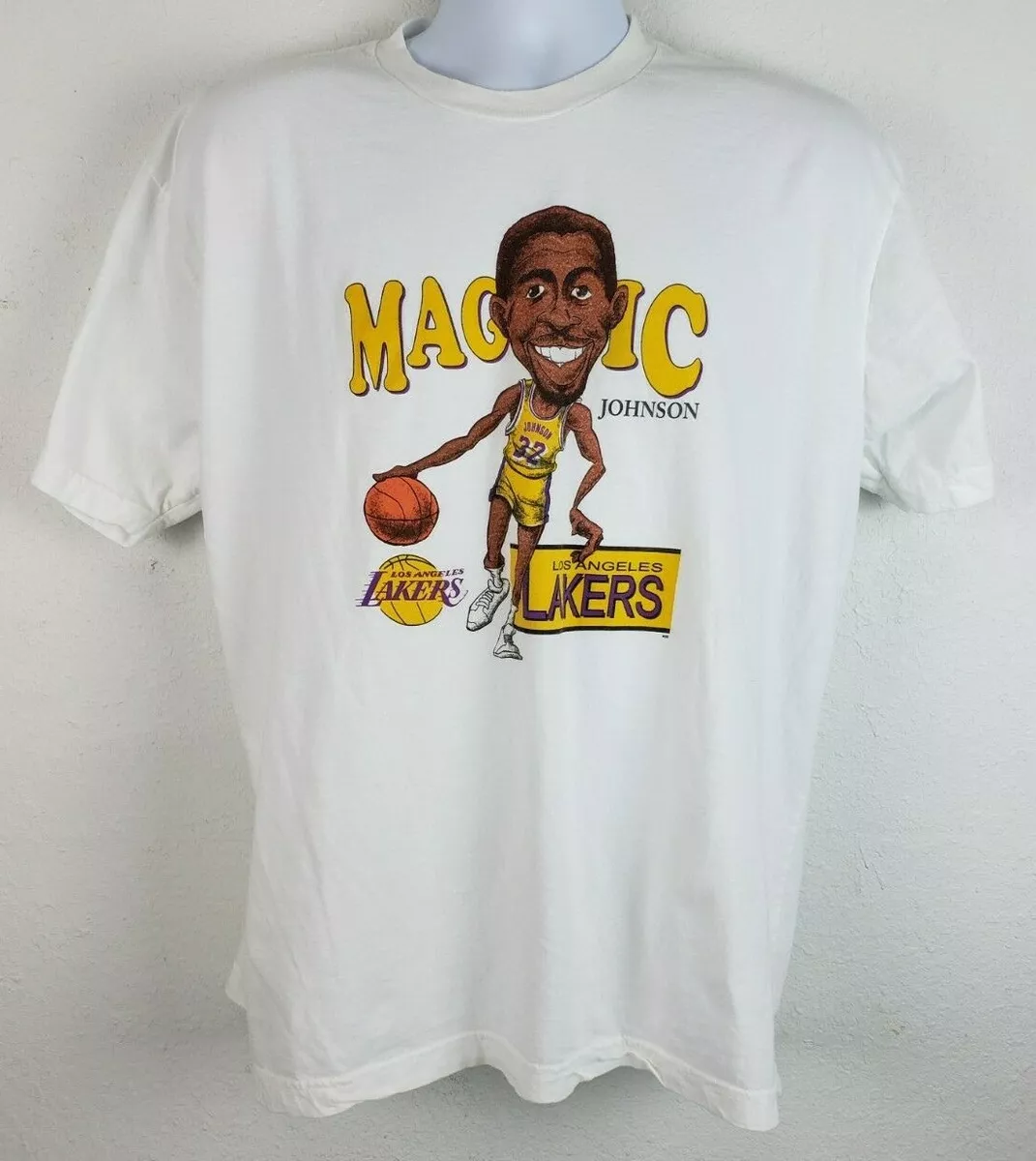 Magic Johnson La Lakers Caricature Shirt - High-Quality Printed Brand