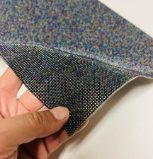 Crystal Hot Fix Iron on Rhinestone Jet AB Color Crystal Mesh Heat Transfer