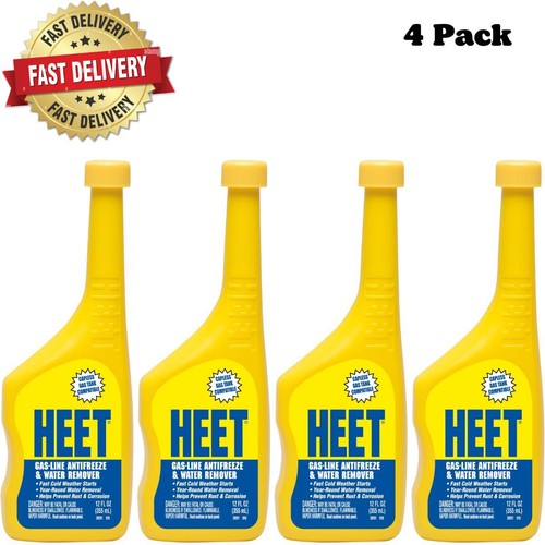 (2 Pack) HEET GasLine Antifreeze & Water Remove, 12 oz Bottle eBay