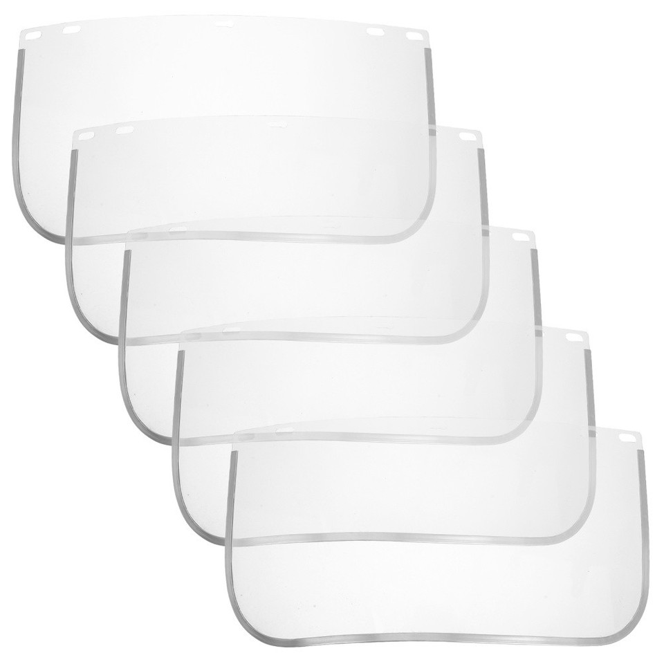 5Pcs Transparent Safety Face Shield Replacement for Arc Welding and ...