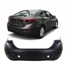 Rear Bumper Cover For Mazda 3 2014-2018 Primed Bjs7-50-221-abb Ma1100215
