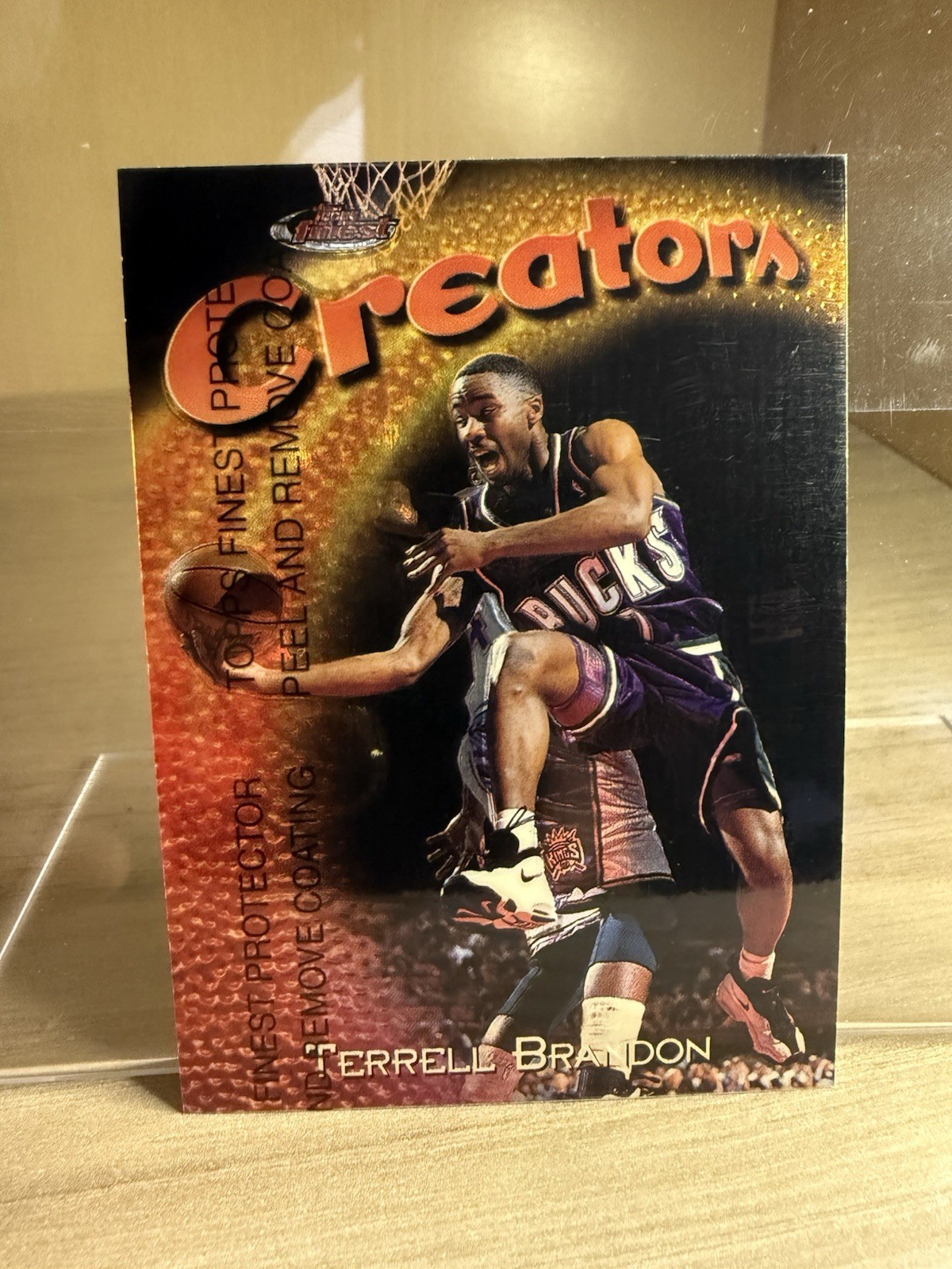 1997 Topps Finest Creators Terrell Brandon #257 Bucks