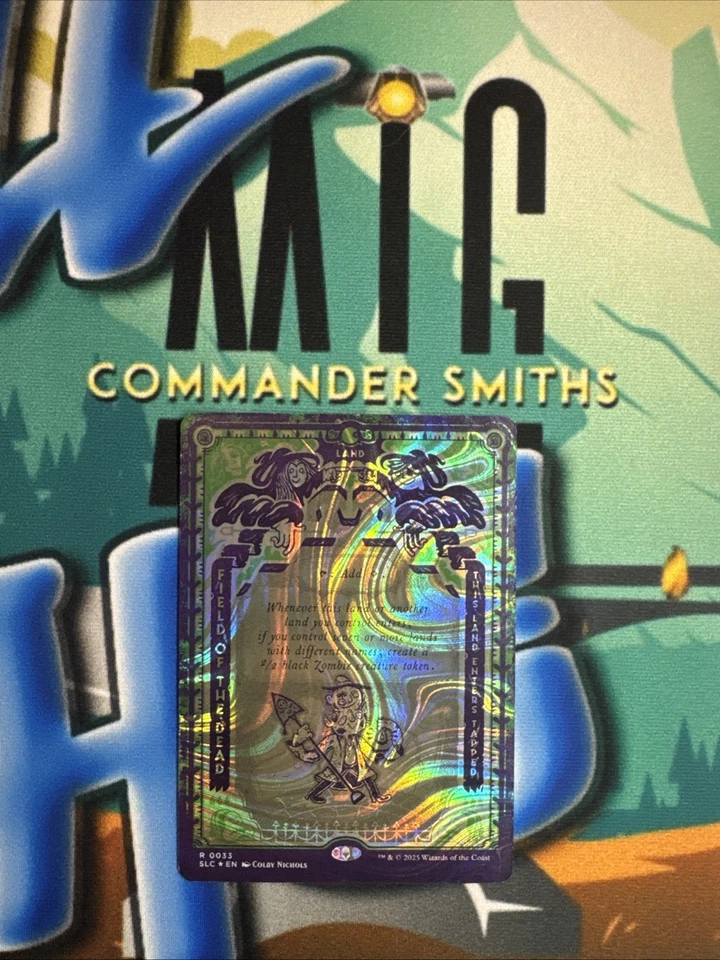 Field of the Dead ✨ Borderless HALO FOIL ✨ MTG NM 0033 Encyclopedia Secret Lair - Image 3 of 4