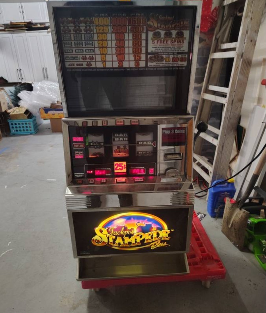 Stampede Plus Slot Machine Quarter Operated Not Working Code