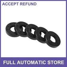 Rotary Shaft Seal Oil Seal Nitrile 70 Durometer Rubber 25x52x10mm 5 Pcs