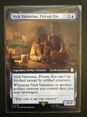 Nick Valentine, Private Eye (Extended Art) Universes Beyond: Fallout Regular