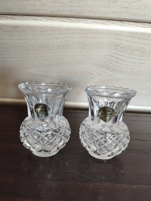 2 Vintage Mini Vasen - Cristal de Flandre