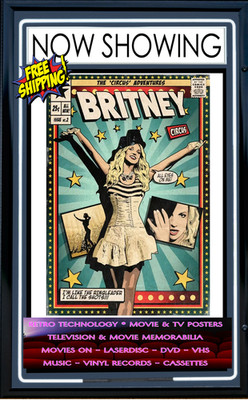Britney Spears CIRCUS 2008 Album & 2009 Tour Canvas Poster 30 x 40cm Free Post