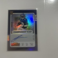 2021 Panini Contenders Championship Ticket 9/25 Kadarius Toney #110 Auto