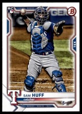 2021 Bowman Sam Huff Rookie Texas Rangers #23
