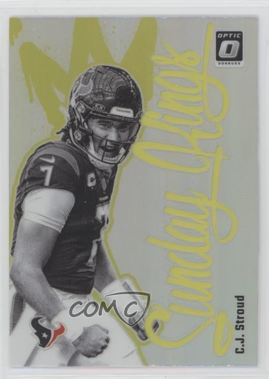 2024 Panini Donruss Optic Sunday Kings CJ Stroud #12 0sc9