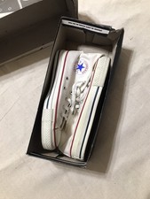Vintage NOS 90's CONVERSE ALL STAR White Shoes Men's 5 Women's 7 Made in USA