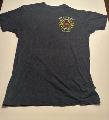 FDNY Engine 58 Ladder 26 ''The Fire Factory'' Harlem NYC T-Shirt Navy
