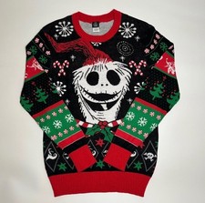 Disney Tim Burton's The Nightmare Before Christmas Ugly Sweater NWOT Size S