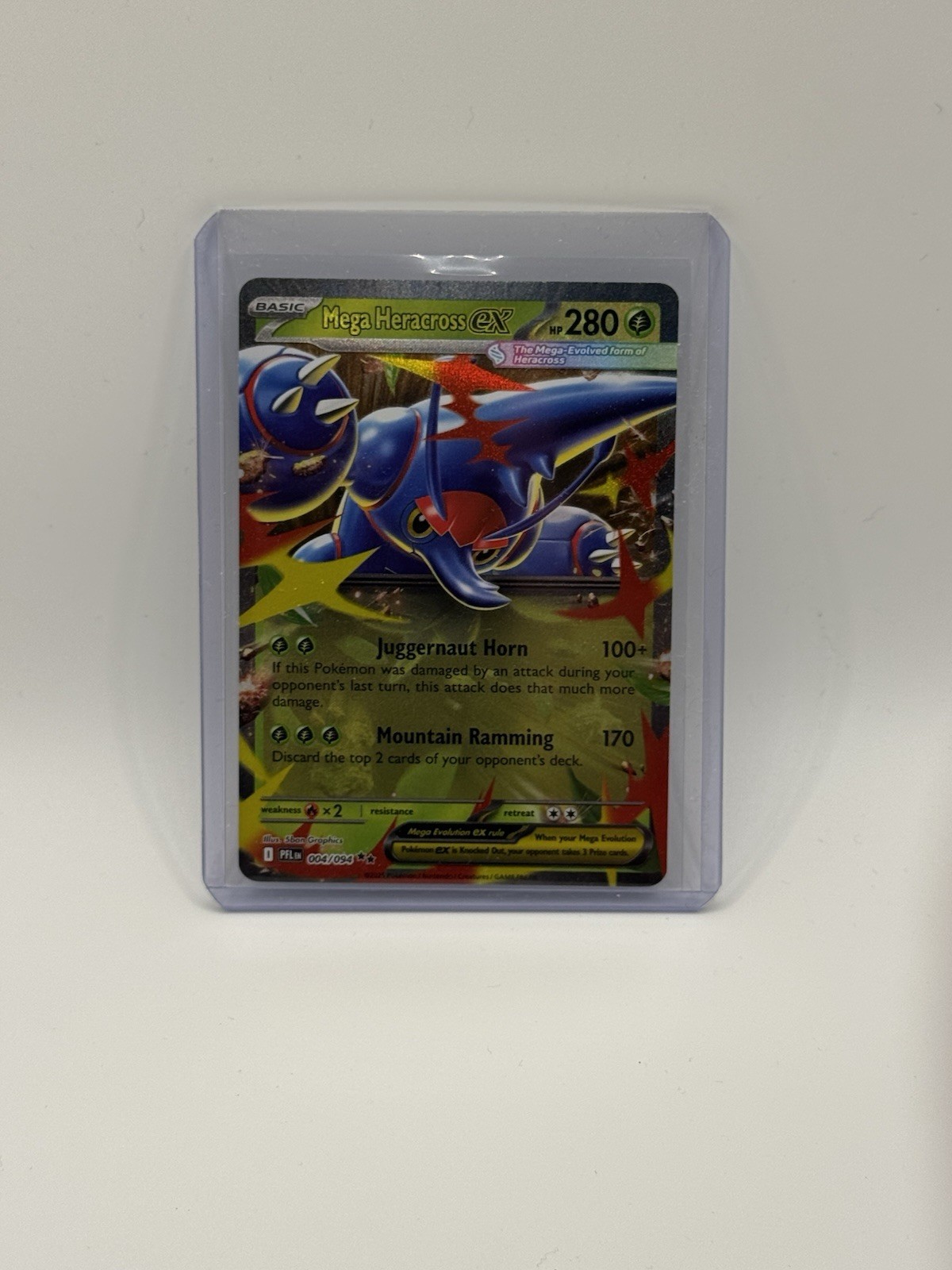Pokemon TCG ME02 Phantasmal Flames: Mega Heracross EX 004/094