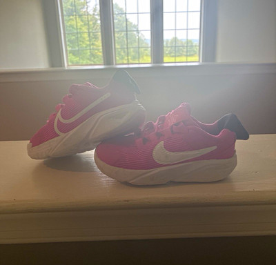 Nike Star Runner 4 NN Kids Athletic Sneaker Pink/White Mesh US 7C