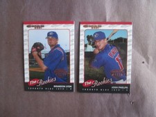 2 2001 DONRUSS BASEBALL'S BEST GOLD BRONZE ROOKIES CARDS TORONTO BLUE JAYS LYON