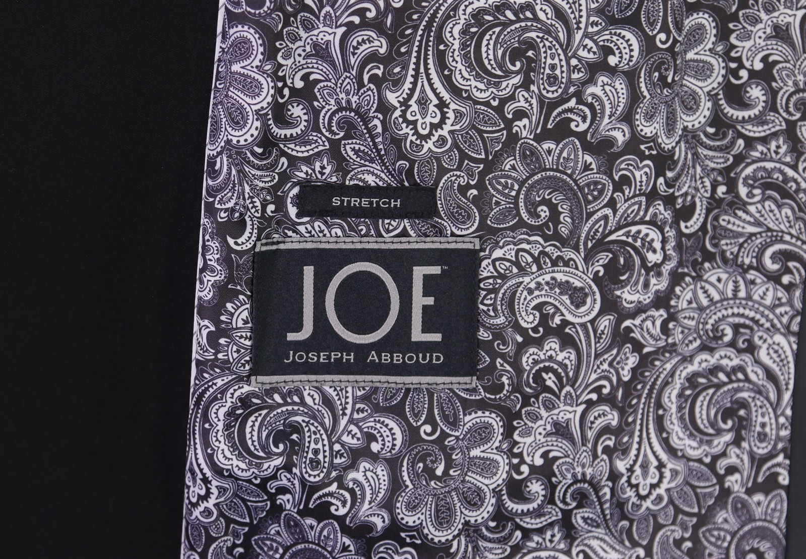 Joseph Abboud Current Solid Black Performance Fab… - image 8