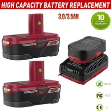 19.2 V 3.5/3.0Ah For Craftsman C3 DieHard Lithium ion XCP Battery  Charger 11375