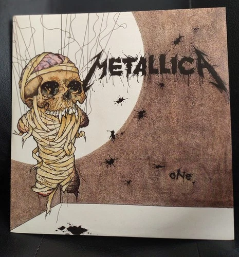 Metallica, "One + 2 Songs" 1988 EP Black Vinyl. MINT THROUGHOUT, VERY RARE!