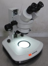 T201224 Amscope Binocular Stereo Microscope w/ Lighted Base Stand