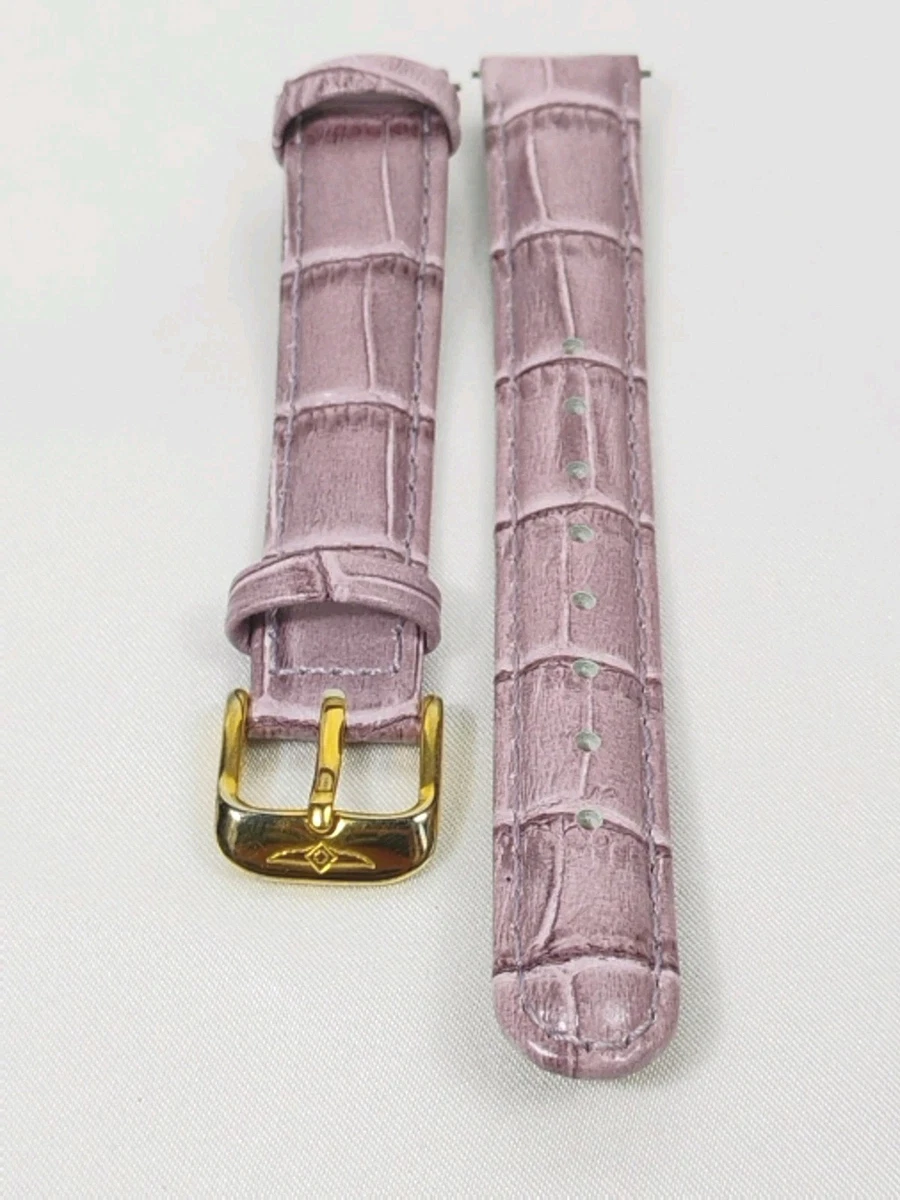 Invicta Watch Replacement Band Pink Leather 16mm Lug Silver Tone Steel Clasp s-l400.jpg main image 2