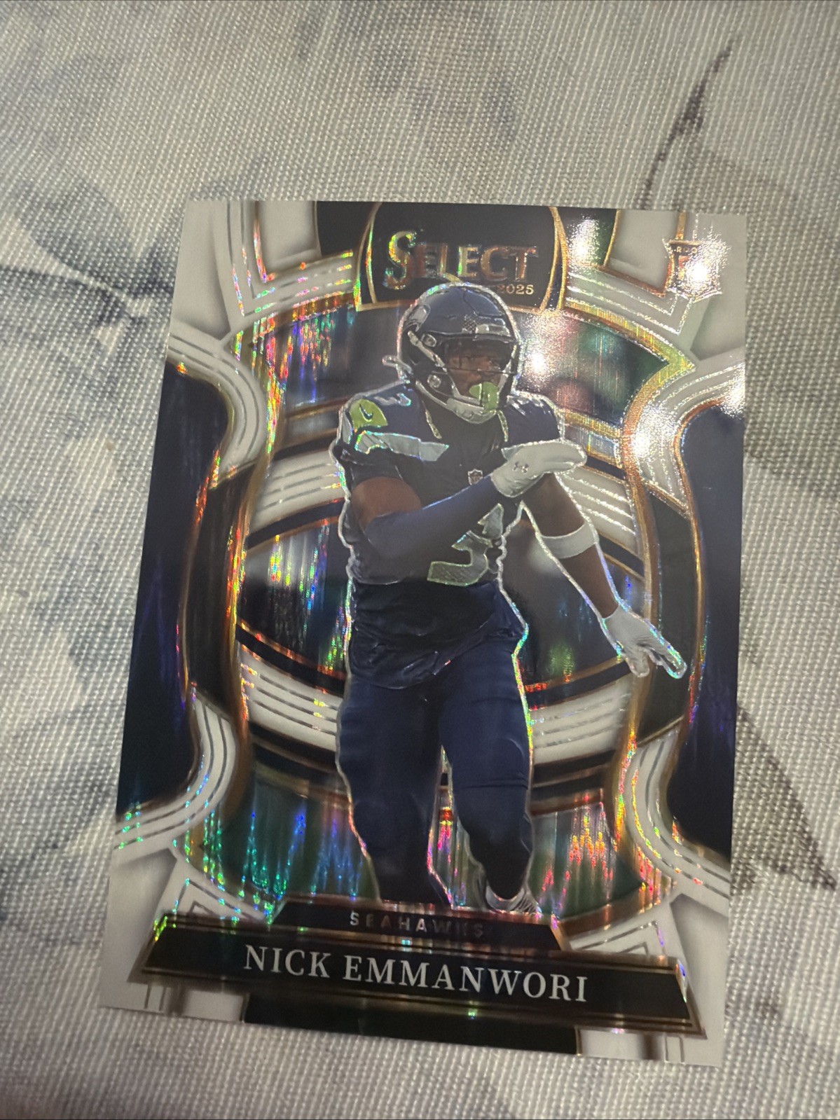 2025 panini select 15 Nick Emmanwori White Shock Prizm /799