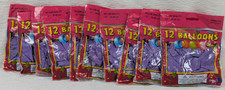 12 inch Purple Latex Balloons - Happy Birthday Party Helium Balloons - 120 Pack