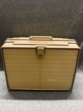 Vtg Plano 777 Fishing Tackle Box 6 Drawers Large Heavy Duty Hard Case 9"x13"x19"