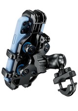 Motorcycle Phone Holder with Vibration Dampener Adjustable Mount BKW-1