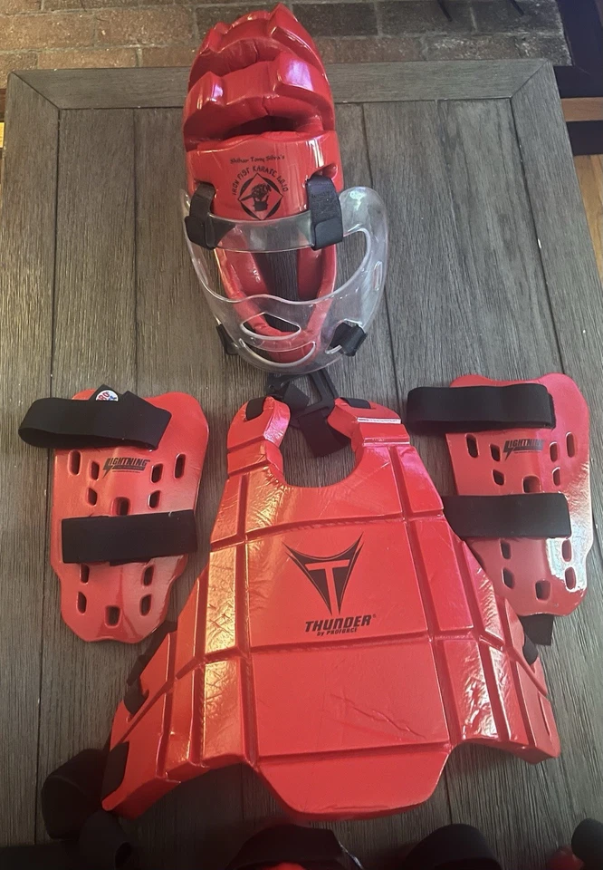 Kickboxing/Muy tailandés/Karate Almohadillas de golpeo/Artes marciales para niños/Usado/niños medianos Foto 4 de 4