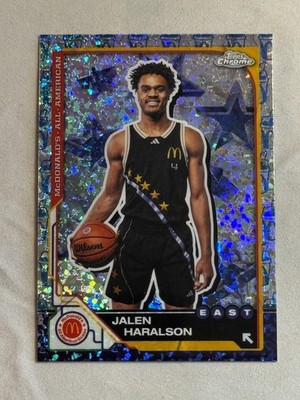 2025 Topps Chrome McDonald's All-American McFlurry Refractor Jalen Haralson #4