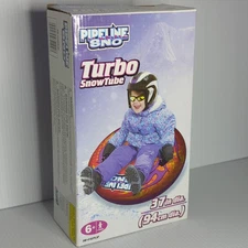 Pipeline Sno Turbo Snow Tube ORANGE PURPLE 37” Diameter- New