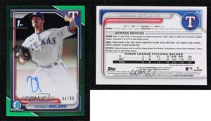 2024 Bowman Chrome Prospect Green Refractor /99 Thomas Ireland #CPA-TI Auto