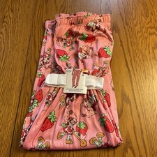Strawberry Shortcake Sleep Pants Lounge Pajama Women  s Size Large 12/14 New