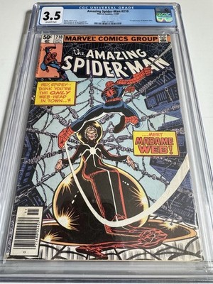 Amazing Spider Man #210, CGC 3.5, 1st Appearance of Madame Web, 1980, Marvel
