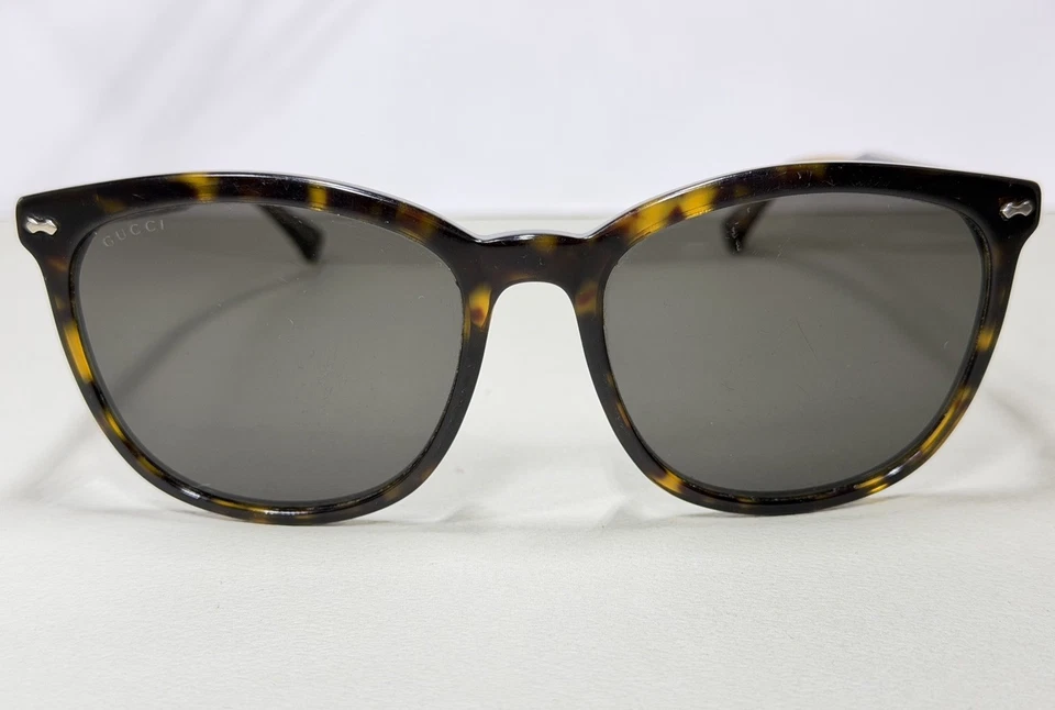Vintage Gucci Tortoiseshell Eyeglass Sunglasses Frame ONLY Rounded Square - Image 2 of 4