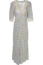 RIXO MULTI COTTON MAXI DRESS UK 12