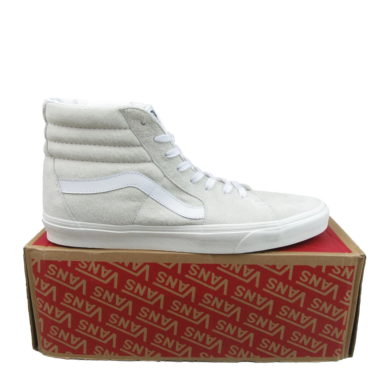 Vans Sk8-Hi Suede Sneakers Mens Size 13 Blanc De Blanc NEW VN0007NSJVY