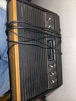 atari cx-2600 console video computer system,10 Games And Vintage Switch Untested