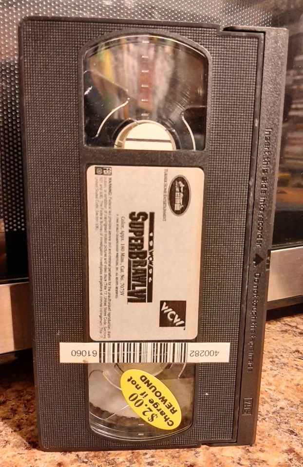 WCW SuperBrawl VI wrestling VHS - Hulk Hogan vs The Giant 1996 (TESTED, WORKS) - Image 3 of 4
