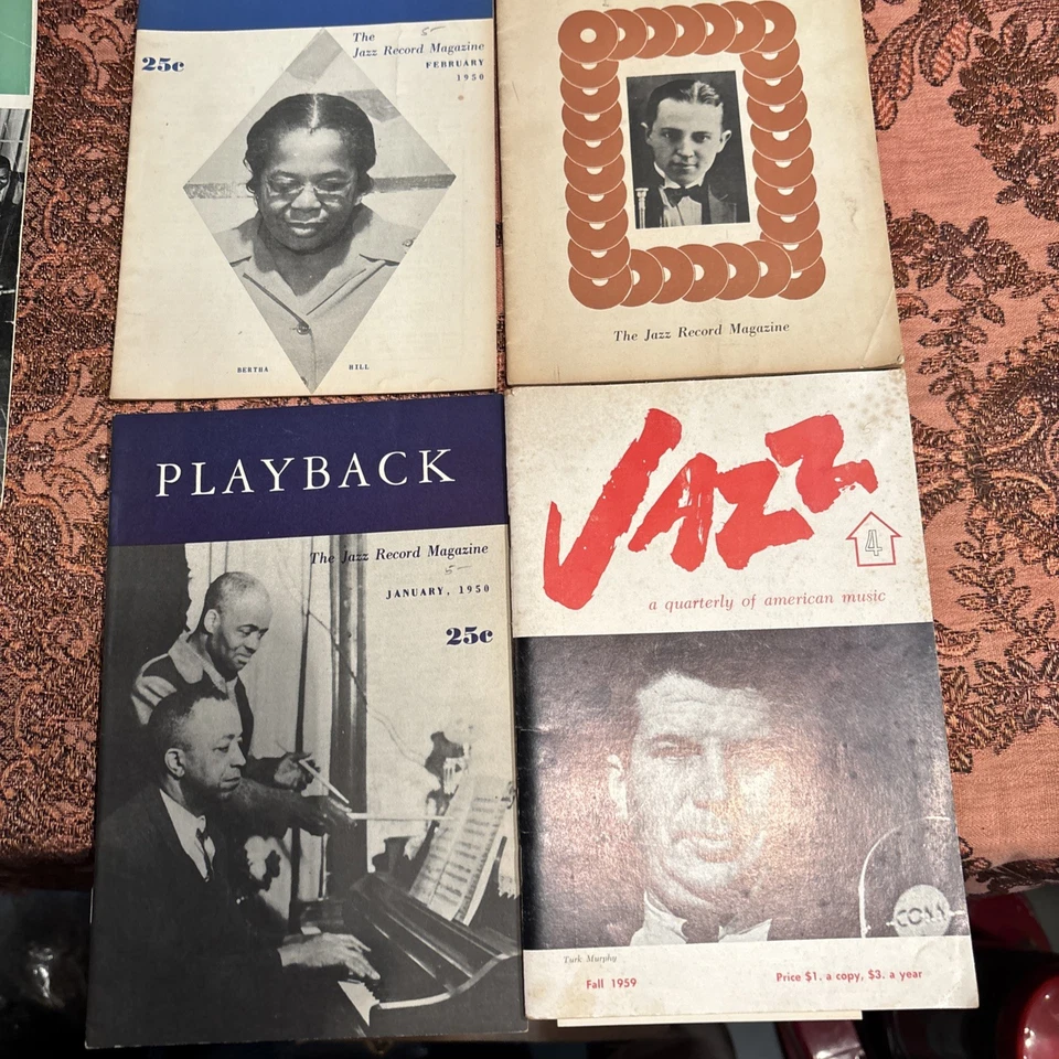 LOT OF 10 40s Jazz Magazines Louis Armstrong Special Edition Rare Magazine - Image 3 of 4