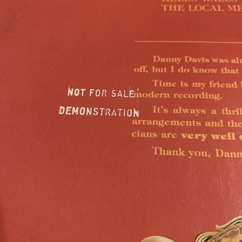 Danny Davis & Willie Nelson With The Nashville Brass LP RCA Promo NFS Demo EX!!! - Picture 5 of 5