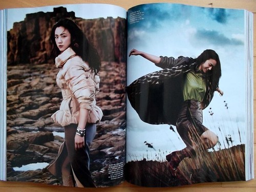 Tang Wei 汤唯/Cutting Cover+24P-Not Whole Magazine/ELLE Korea/Sep. 2014 RARE TR# - Picture 12 of 13