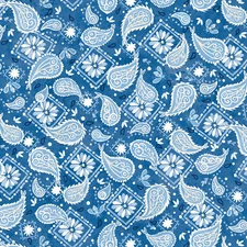 Barnyard Babies By P&B Textiles - Blue Bandana # 5278-B