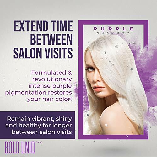 Purple/ Silver Shampoo for Blonde Hair: Silver Toning & Paraben/ Sulfate Free - Picture 2 of 5