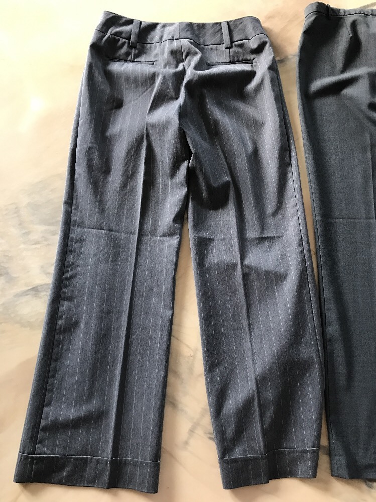 Size 12 Ab Studio Gap Stretch Grey Pants Lot 