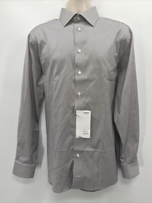 black long sleeve dress shirt womens Brooks Brothers BB18007 Womens Deep Black Satin Anti Static Long Sleeve  Button Down Shirt — BigTopShirtShop.com main image 0