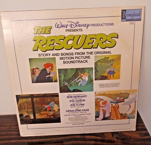 Vintage The Rescuers A Walt Disney Production Vinyl Vintage Record 1977 LP - Picture 3 of 8