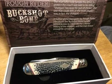 Rough Ryder Buckshot Bone Trapper 4 1/8" Pocket Knife RR1544